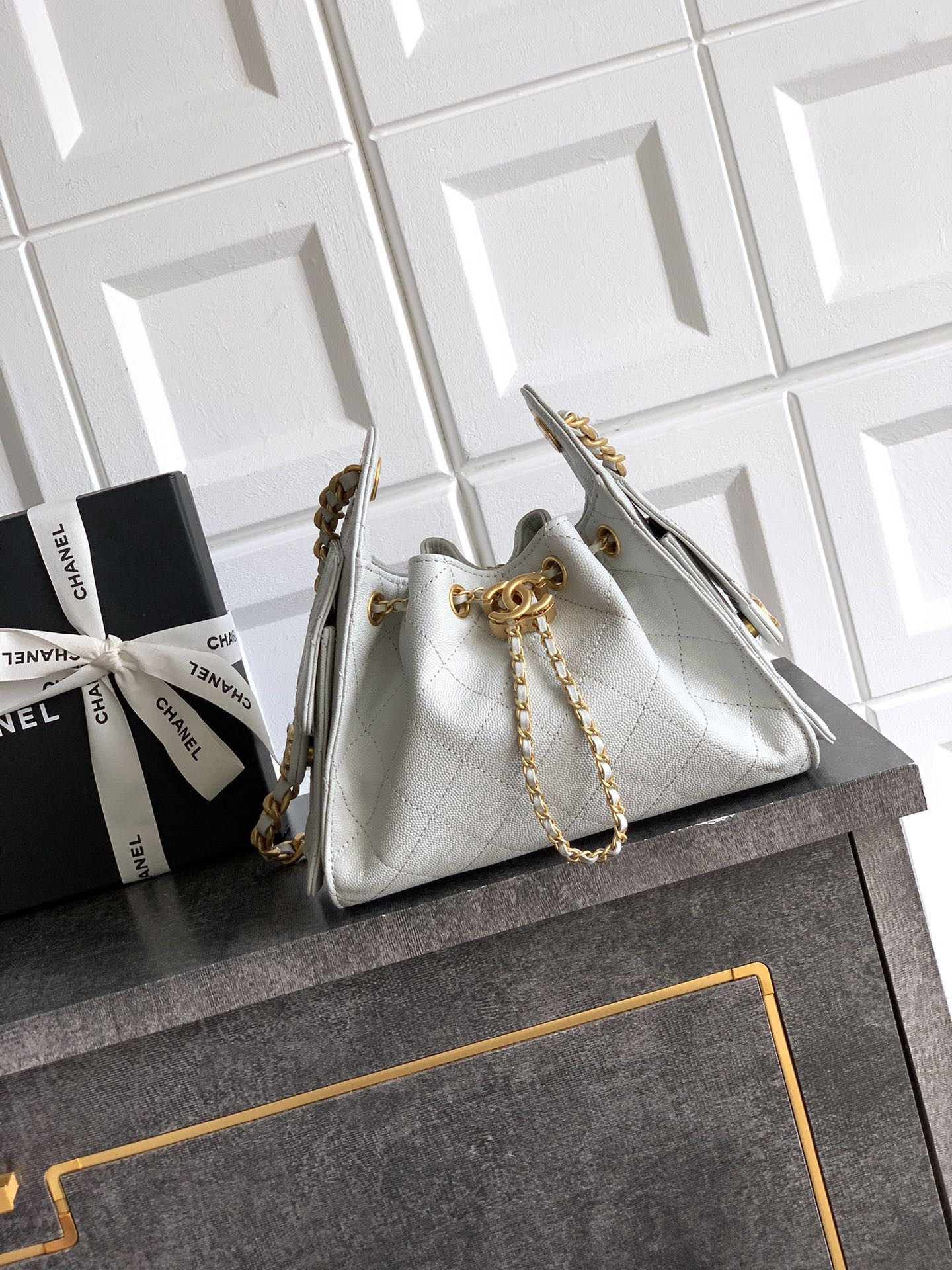 Ch**el 25C Bucket Bag 20x22x12.5cm