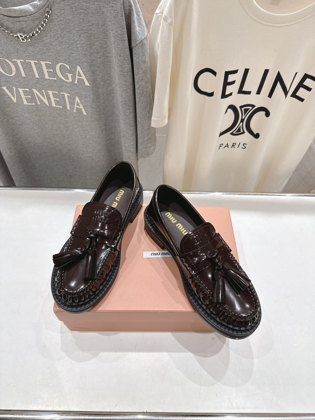 ua M1v M1v tassel loafers in polished leather