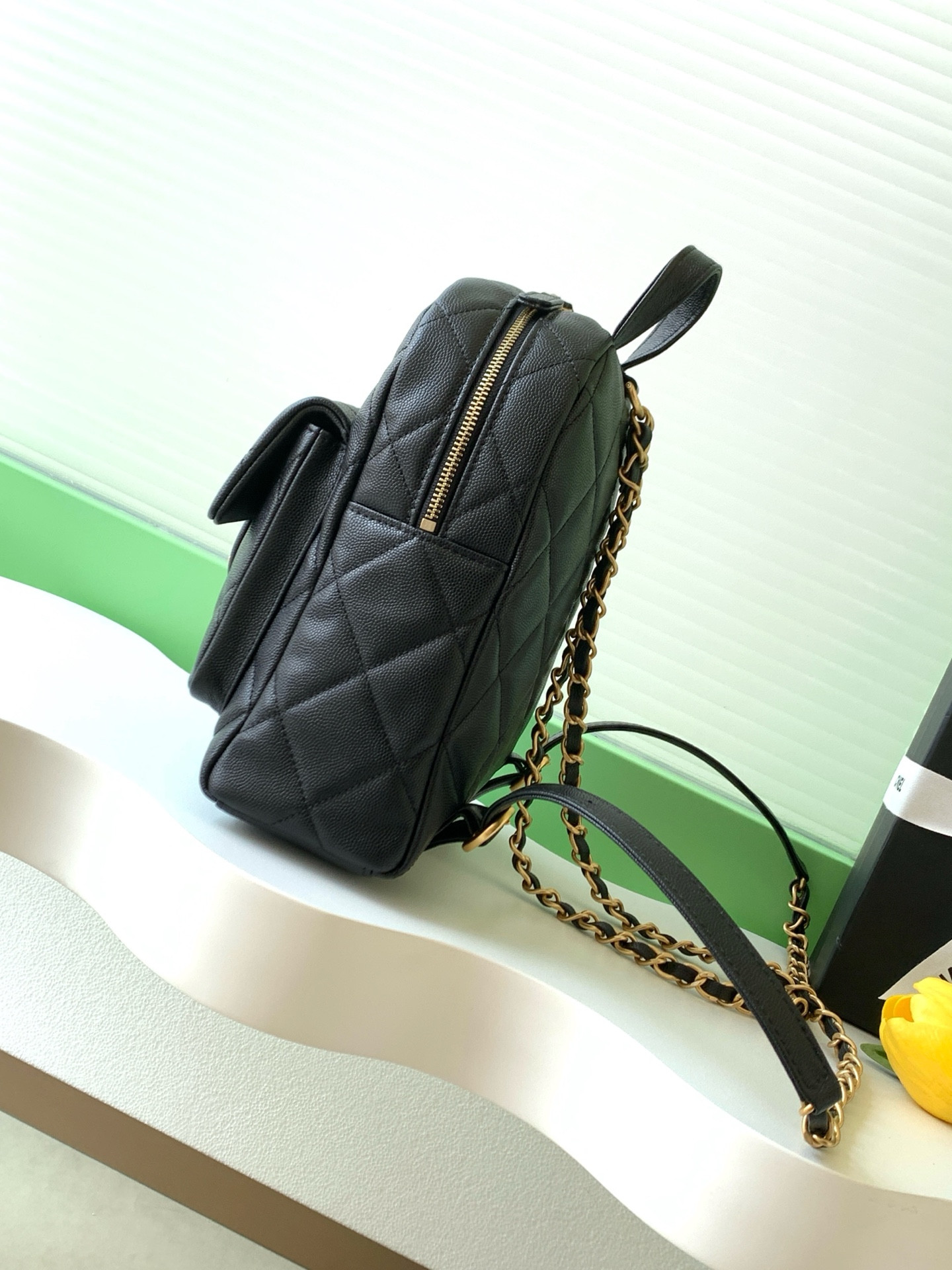 Ch**el backpack 22x22.5x8.5cm