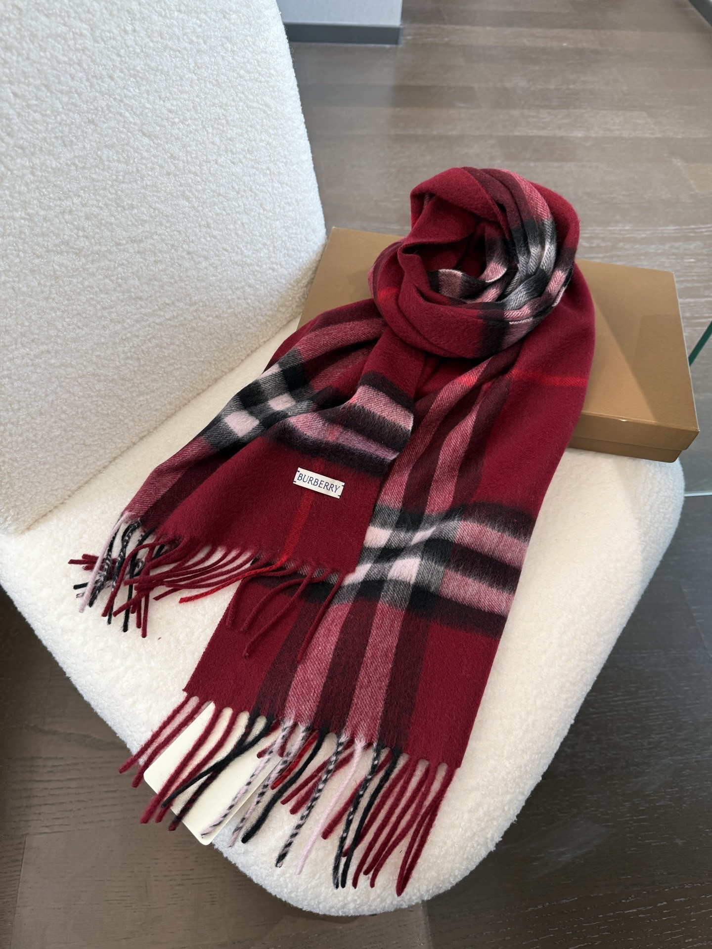 Bv*b*rry scarf 30x180cm