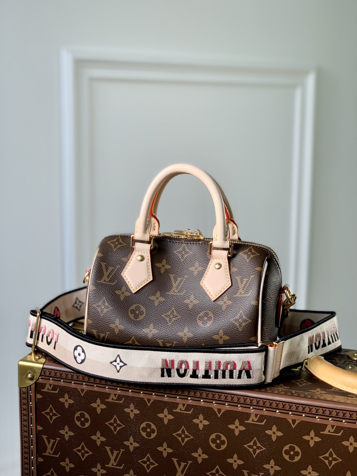 LV SPEEDY BANDOULIÈRE 20 Handbag M46234 13.5x12x20.5cm