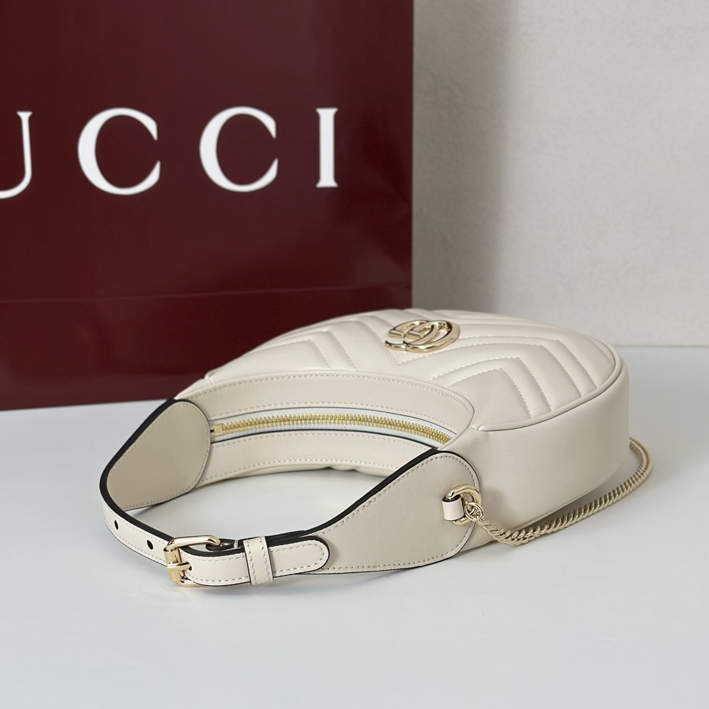 Gvc*1 GG Marmont Small Shoulder Bag 21.5x11x5cm