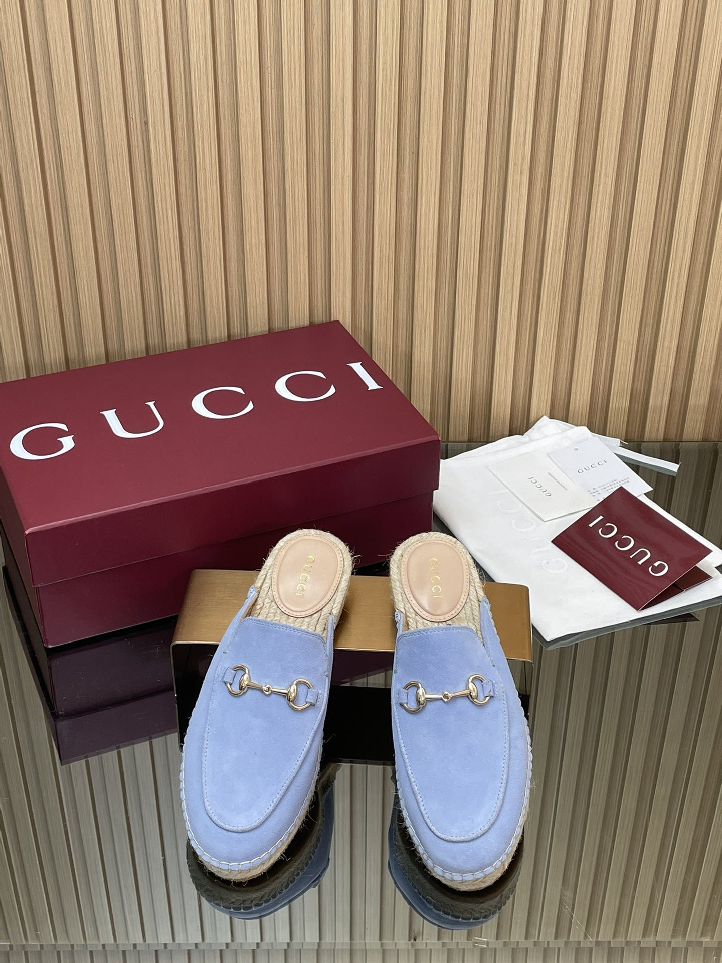 ua Gvc*1 espadrille mule with horsebit