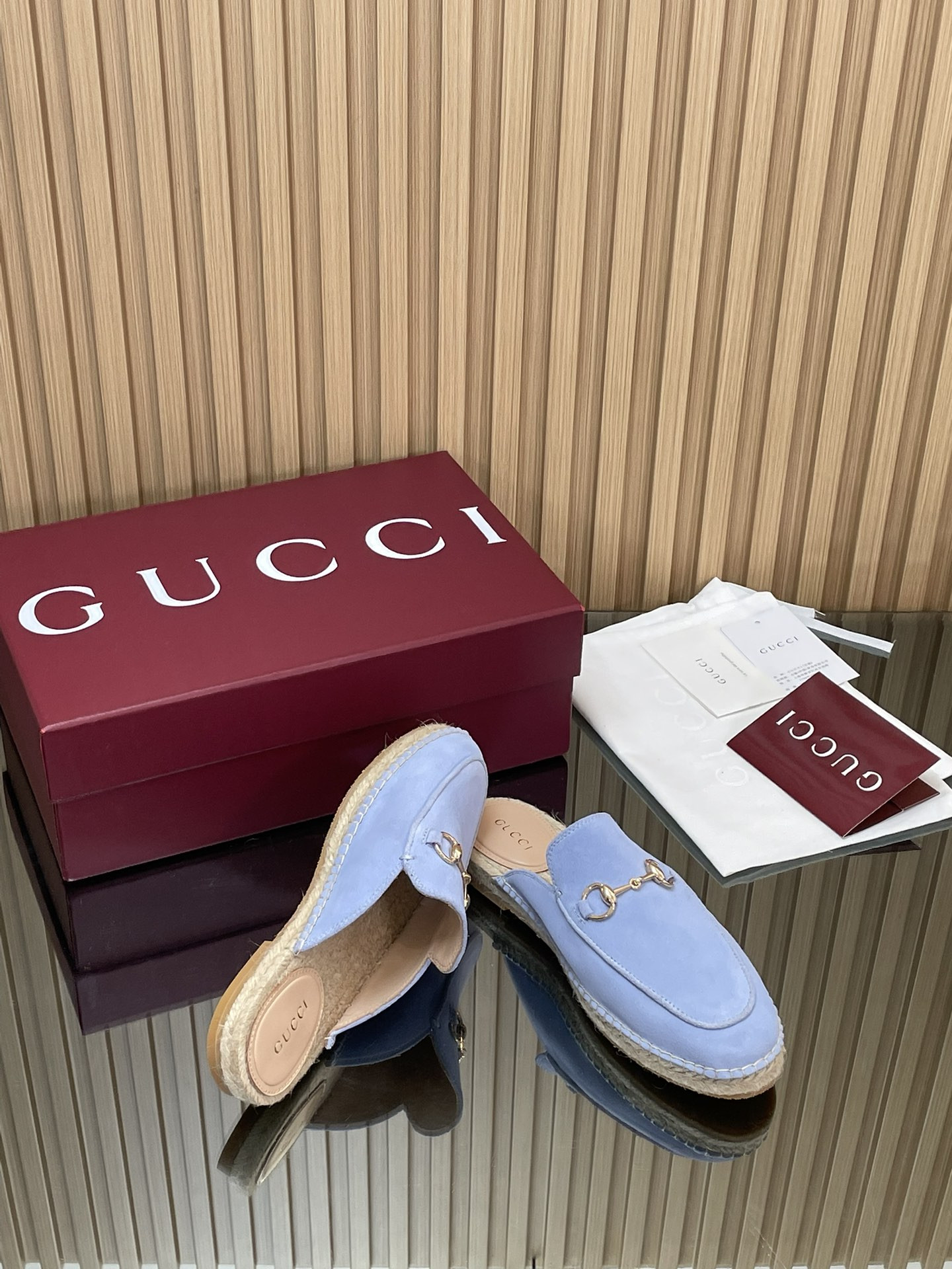 ua Gvc*1 espadrille mule with horsebit